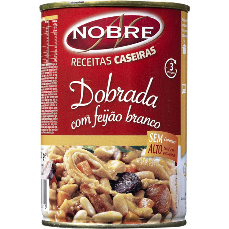 Nobre Dobrada com Feijao Branco