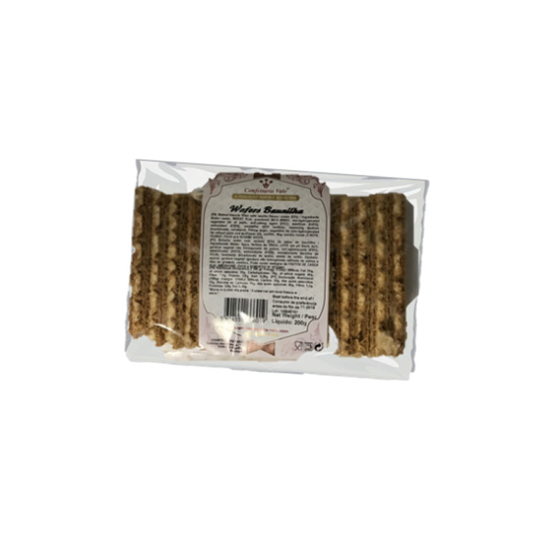 Confeitaria Wafers Baunilha