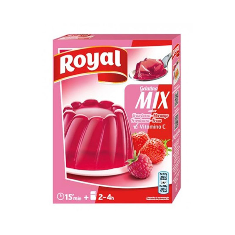 Royal Gelatina Morango Framboesa